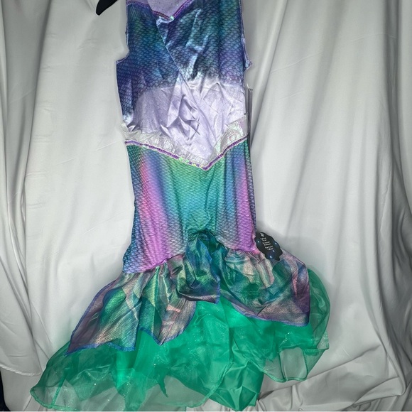 Disney Princess The Little Mermaid Ariel Girls Costume Size Medium (7/8) NWT - Picture 11 of 11